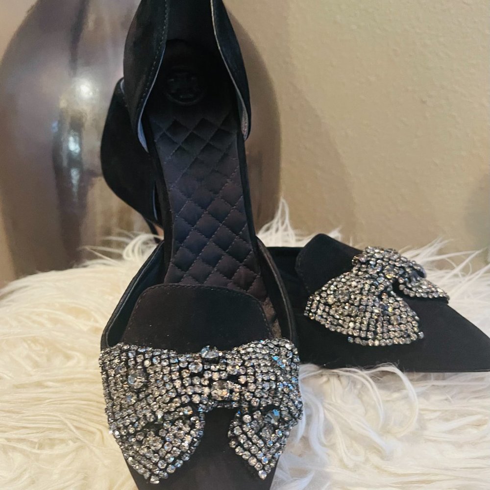 Tory Burch 9.5 Black Suede - Picture 6 of 6